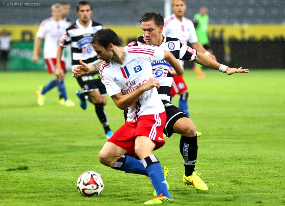 Sturm Graz - Hamburger SV
Testspiel,  SK Sturm Graz - Hamburger SV, Stadion Liebenau Graz, 30.07.2014. 

Foto zeigt Marko Stankovic (Sturm)
