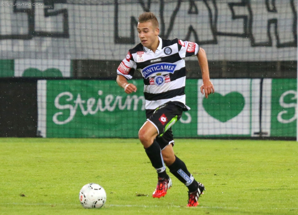 Sturm Graz - Hamburger SV
Testspiel,  SK Sturm Graz - Hamburger SV, Stadion Liebenau Graz, 30.07.2014. 

Foto zeigt Sandi Lovric (Sturm)
