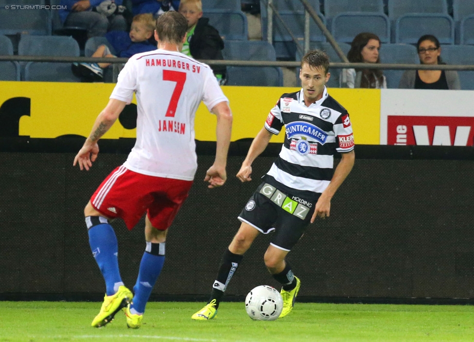 Sturm Graz - Hamburger SV
Testspiel,  SK Sturm Graz - Hamburger SV, Stadion Liebenau Graz, 30.07.2014. 

Foto zeigt David Schnaderbeck (Sturm)
