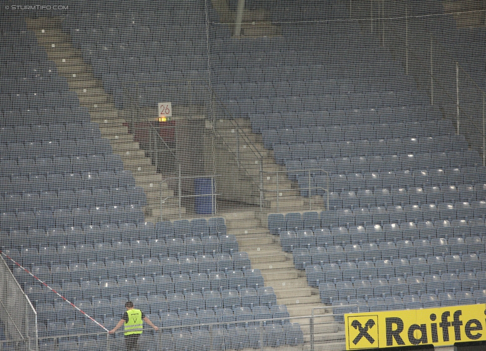 Sturm Graz - Hamburger SV
Testspiel,  SK Sturm Graz - Hamburger SV, Stadion Liebenau Graz, 30.07.2014. 

Foto zeigt einen leeren Sektor
