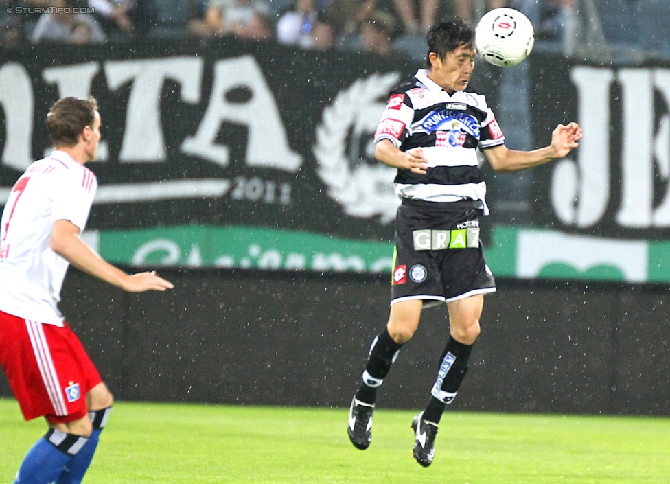 Sturm Graz - Hamburger SV
Testspiel,  SK Sturm Graz - Hamburger SV, Stadion Liebenau Graz, 30.07.2014. 

Foto zeigt Taisuke Akiyoshi (Sturm) 
