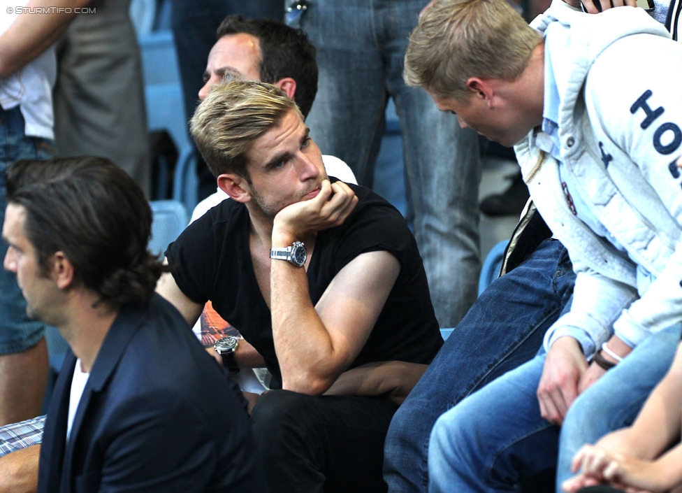 Sturm Graz - Wiener Neustadt
Oesterreichische Fussball Bundesliga, 3. Runde, SK Sturm Graz - SC Wiener Neustadt, Stadion Liebenau Graz, 02.08.2014. 

Foto zeigt Manuel Weber (Wolfsberg)
