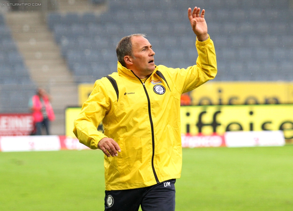 Sturm Graz - Wolfsberg
Oesterreichische Fussball Bundesliga, 6. Runde, SK Sturm Graz - Wolfsberger AC, Stadion Liebenau Graz, 23.08.2014. 

Foto zeigt Darko Milanic (Cheftrainer Sturm)
