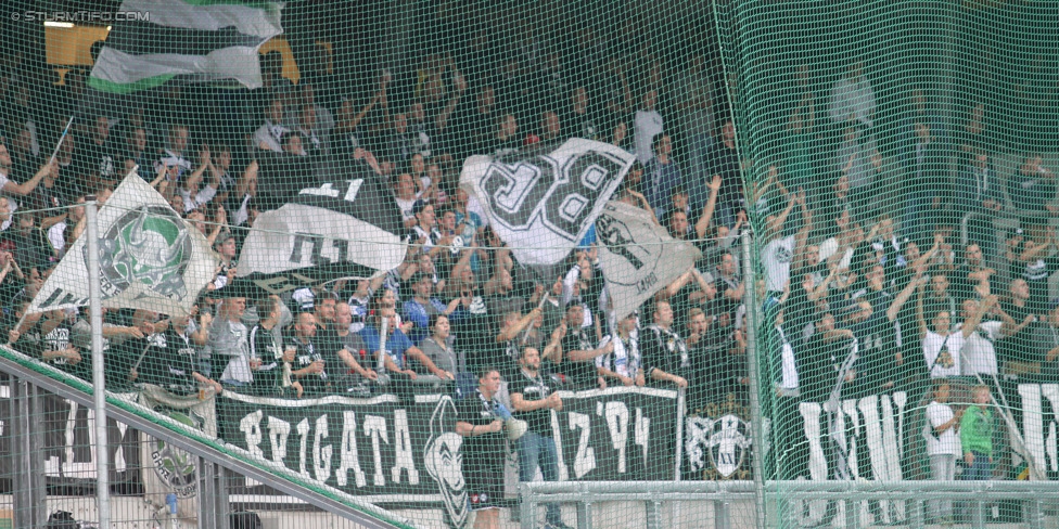 RB Salzburg - Sturm Graz
Oesterreichische Fussball Bundesliga, 7. Runde, FC RB Salzburg - SK Sturm Graz, Stadion Wals-Siezenheim, 30.08.2014. 

Foto zeigt Fans von Sturm
