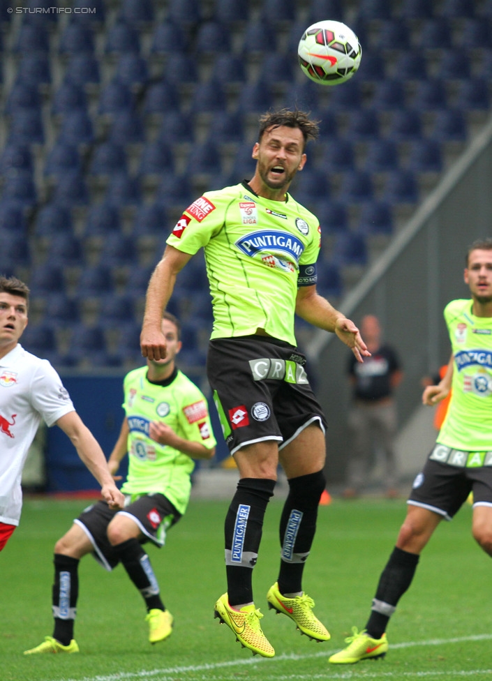 RB Salzburg - Sturm Graz
Oesterreichische Fussball Bundesliga, 7. Runde, FC RB Salzburg - SK Sturm Graz, Stadion Wals-Siezenheim, 30.08.2014. 

Foto zeigt Michael Madl (Sturm)
