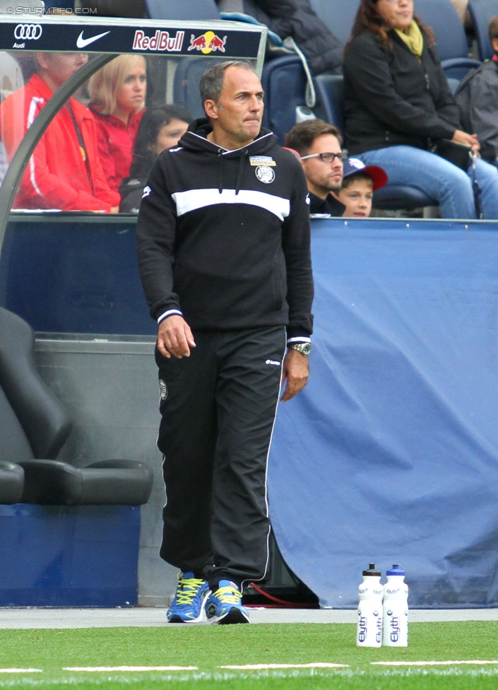 RB Salzburg - Sturm Graz
Oesterreichische Fussball Bundesliga, 7. Runde, FC RB Salzburg - SK Sturm Graz, Stadion Wals-Siezenheim, 30.08.2014. 

Foto zeigt Darko Milanic (Cheftrainer Sturm)
