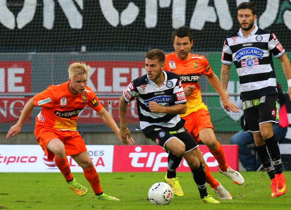 Sturm Graz - Admira Wacker
Oesterreichische Fussball Bundesliga, 8. Runde, SK Sturm Graz - FC Admira Wacker Moedling, Stadion Liebenau Graz, 13.09.2014. 

Foto zeigt Thorsten Schick (Sturm)
