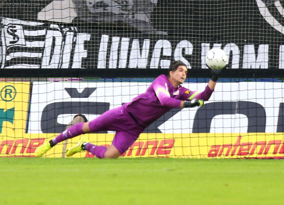 Sturm Graz - Admira Wacker
Oesterreichische Fussball Bundesliga, 8. Runde, SK Sturm Graz - FC Admira Wacker Moedling, Stadion Liebenau Graz, 13.09.2014. 

Foto zeigt Andreas Leitner (Admira)
