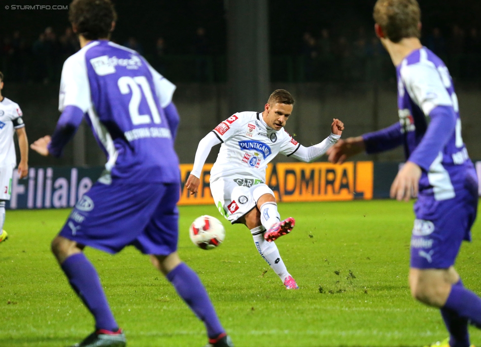 Austria Salzburg - Sturm Graz
OEFB Cup, 2. Runde, SV Austria Salzburg - SK Sturm Graz, Stadion Voecklabruck, 23.09.2014. 

Foto zeigt 
