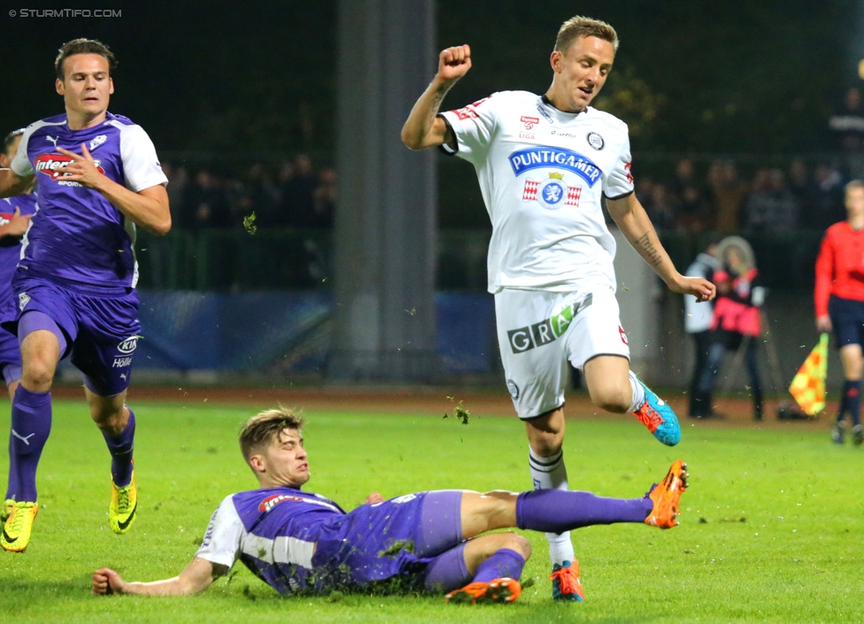 Austria Salzburg - Sturm Graz
OEFB Cup, 2. Runde, SV Austria Salzburg - SK Sturm Graz, Stadion Voecklabruck, 23.09.2014. 

Foto zeigt Daniel Beichler (Sturm)
