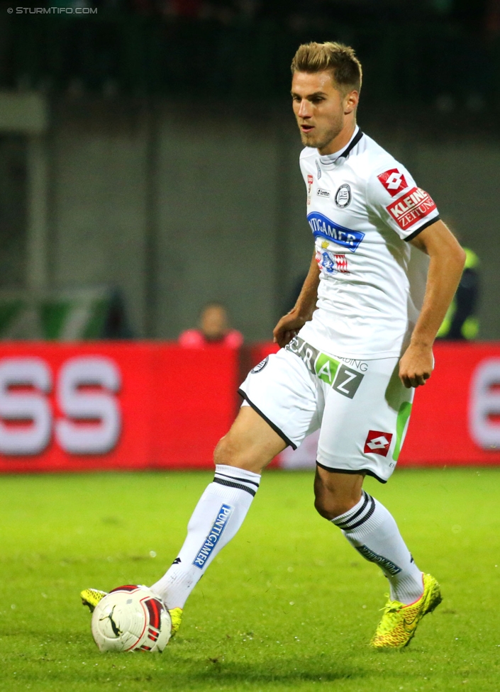 Austria Salzburg - Sturm Graz
OEFB Cup, 2. Runde, SV Austria Salzburg - SK Sturm Graz, Stadion Voecklabruck, 23.09.2014. 

Foto zeigt Thorsten Schick (Sturm)
