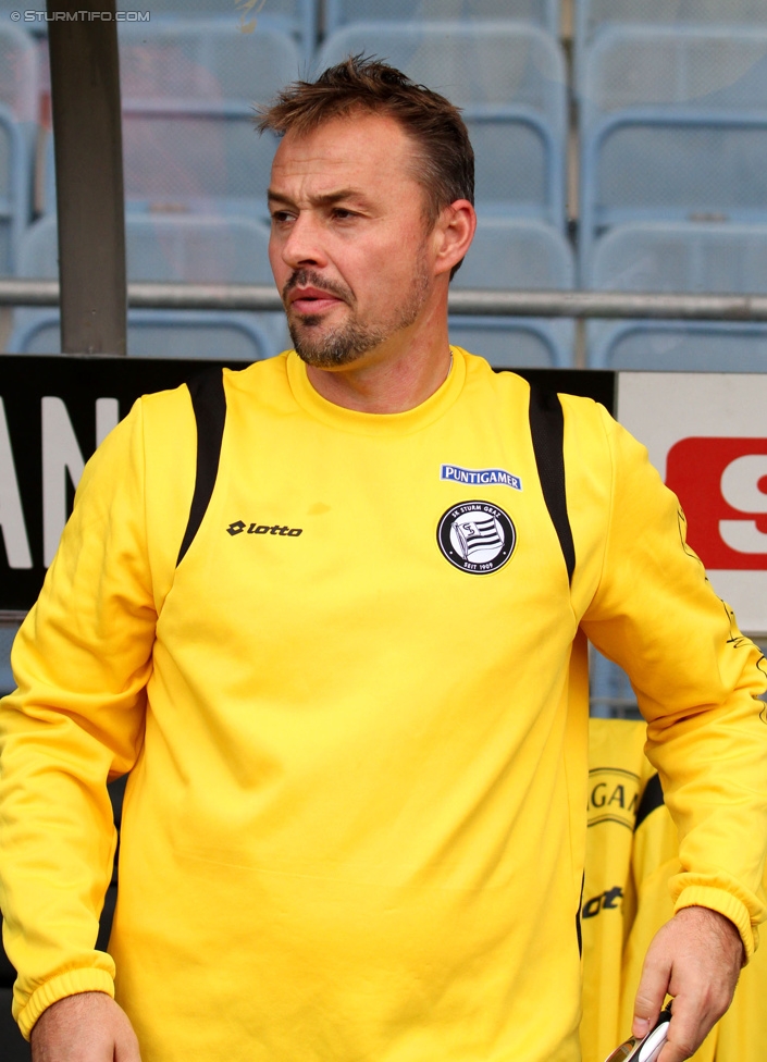 Sturm Graz - Altach
Oesterreichische Fussball Bundesliga, 10. Runde, SK Sturm Graz - SCR Altach, Stadion Liebenau Graz, 27.09.2014. 

Foto zeigt Roland Goriupp (Tormanntrainer Sturm)
