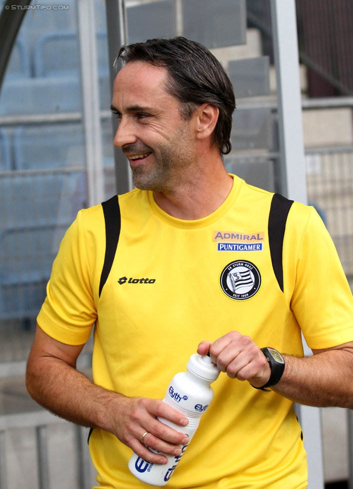 Sturm Graz - Altach
Oesterreichische Fussball Bundesliga, 10. Runde, SK Sturm Graz - SCR Altach, Stadion Liebenau Graz, 27.09.2014. 

Foto zeigt Guenther Neukirchner (Cheftrainer Sturm)
