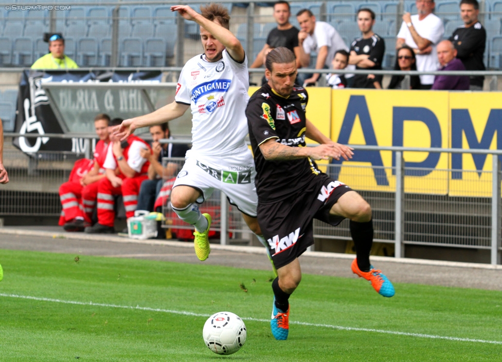 Sturm Graz - Altach
Oesterreichische Fussball Bundesliga, 10. Runde, SK Sturm Graz - SCR Altach, Stadion Liebenau Graz, 27.09.2014. 

Foto zeigt Christian Klem (Sturm)
