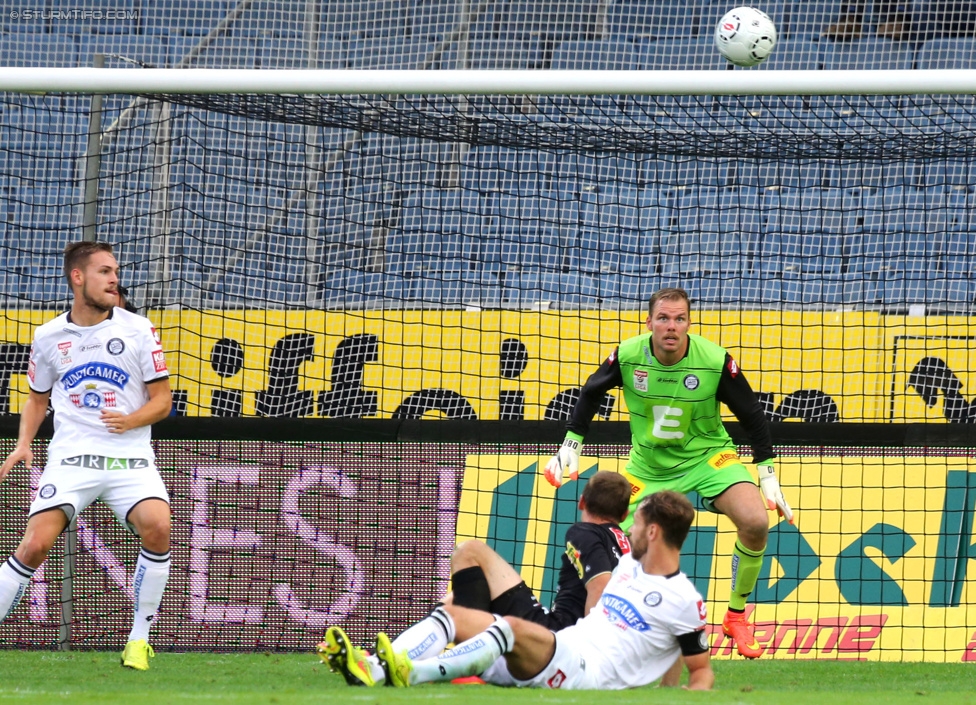 Sturm Graz - Altach
Oesterreichische Fussball Bundesliga, 10. Runde, SK Sturm Graz - SCR Altach, Stadion Liebenau Graz, 27.09.2014. 

Foto zeigt Benedikt Pliquett (Sturm)
