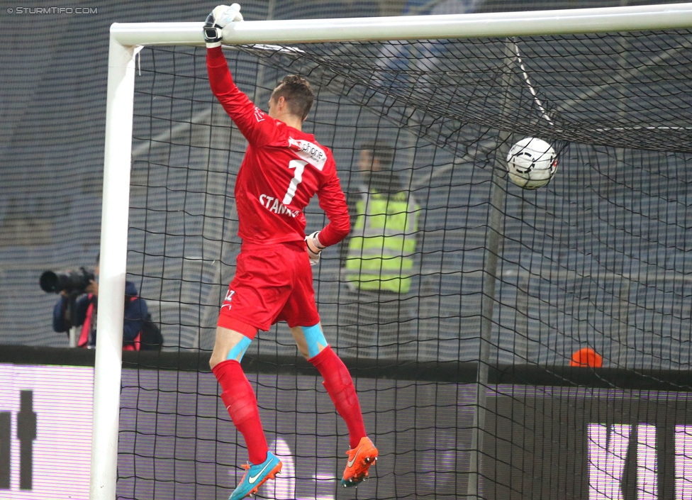 Sturm Graz - Groedig
Oesterreichische Fussball Bundesliga, 11. Runde, SK Sturm Graz - SV Groedig, Stadion Liebenau Graz, 04.10.2014. 

Foto zeigt Cican Stankovic (Groedig)
