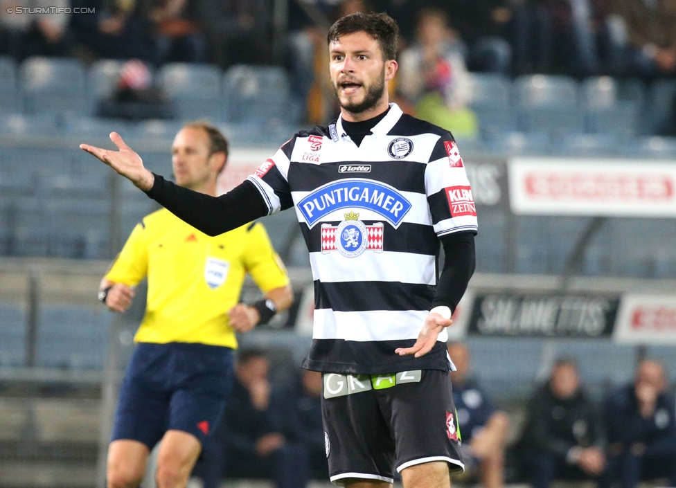 Sturm Graz - Groedig
Oesterreichische Fussball Bundesliga, 11. Runde, SK Sturm Graz - SV Groedig, Stadion Liebenau Graz, 04.10.2014. 

Foto zeigt Marco Djuricin (Sturm)
