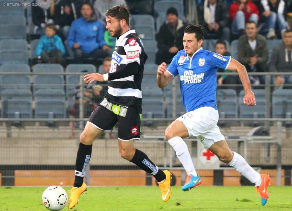 Sturm Graz - Groedig
Oesterreichische Fussball Bundesliga, 11. Runde, SK Sturm Graz - SV Groedig, Stadion Liebenau Graz, 04.10.2014. 

Foto zeigt Marco Djuricin (Sturm)
