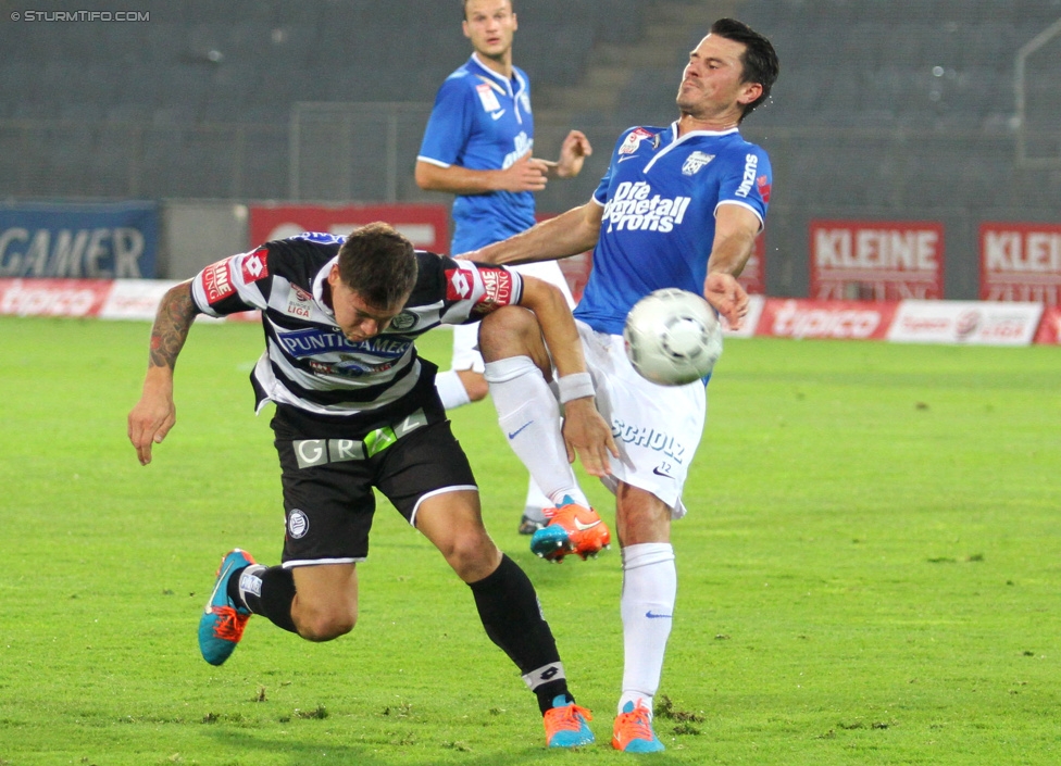 Sturm Graz - Groedig
Oesterreichische Fussball Bundesliga, 11. Runde, SK Sturm Graz - SV Groedig, Stadion Liebenau Graz, 04.10.2014. 

Foto zeigt Marko Stankovic (Sturm)
