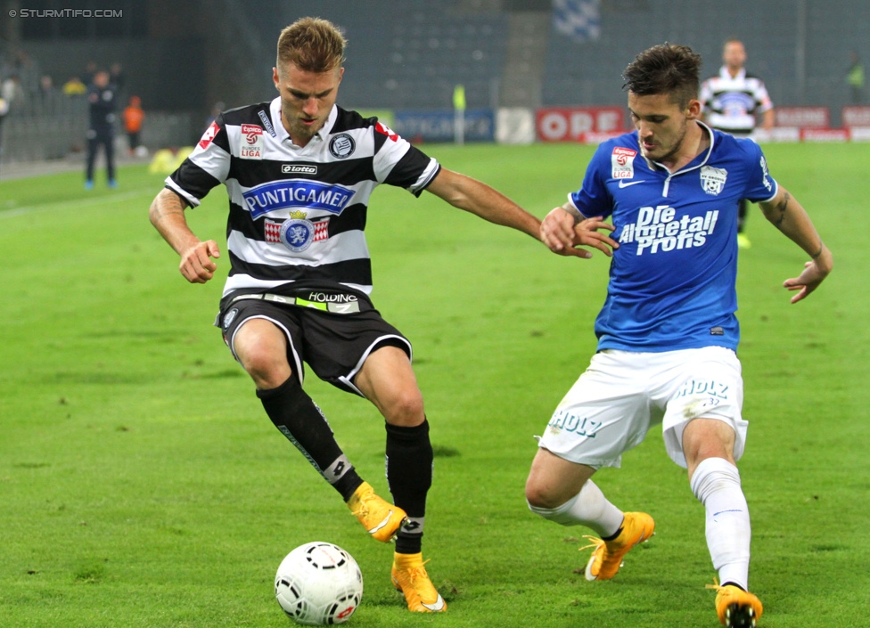 Sturm Graz - Groedig
Oesterreichische Fussball Bundesliga, 11. Runde, SK Sturm Graz - SV Groedig, Stadion Liebenau Graz, 04.10.2014. 

Foto zeigt Thorsten Schick (Sturm)
