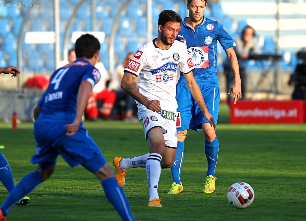 Wiener Neustadt - Sturm Graz
Oesterreichische Fussball Bundesliga, 12. Runde, SC Wiener Neustadt - SK Sturm Graz, Stadion Wiener Neustadt, 19.10.2014. 

Foto zeigt Marco Djuricin (Sturm)
