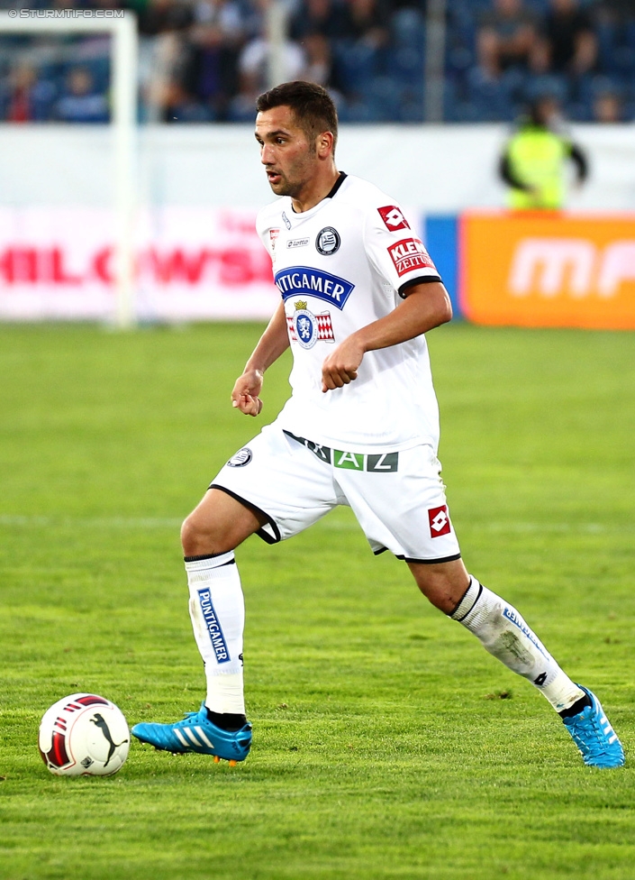 Wiener Neustadt - Sturm Graz
Oesterreichische Fussball Bundesliga, 12. Runde, SC Wiener Neustadt - SK Sturm Graz, Stadion Wiener Neustadt, 19.10.2014. 

Foto zeigt Anel Hadzic (Sturm)
