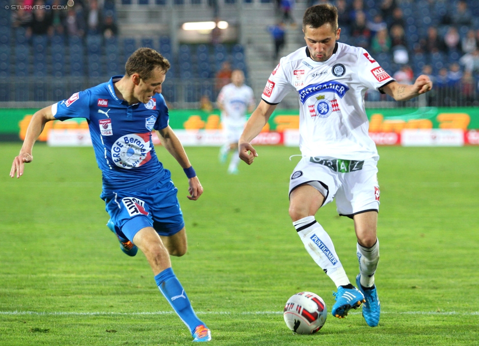 Wiener Neustadt - Sturm Graz
Oesterreichische Fussball Bundesliga, 12. Runde, SC Wiener Neustadt - SK Sturm Graz, Stadion Wiener Neustadt, 19.10.2014. 

Foto zeigt Anel Hadzic (Sturm) 
