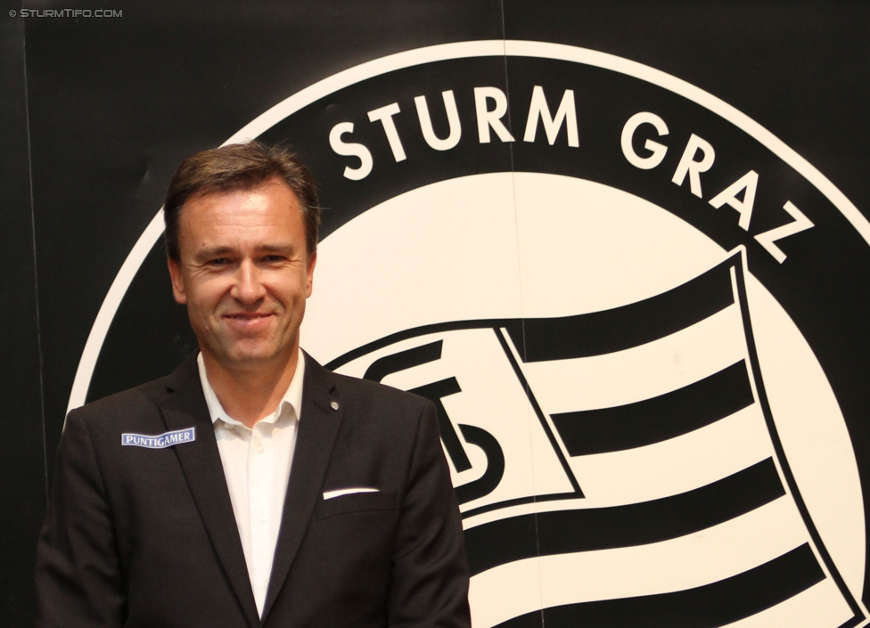 SK Sturm Mitgliederabend
SK Sturm Graz Mitgliederabend, Raiffeisen Landesbank Raaba, 21.10.2014. 

Foto zeigt Christian Jauk (Praesident Sturm)
