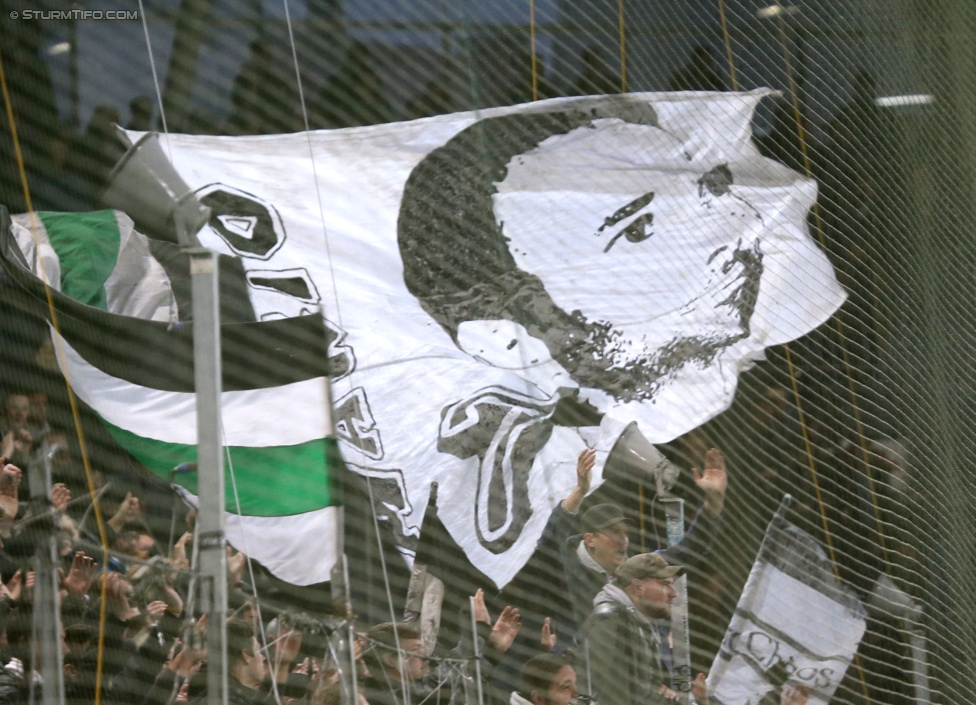 Sturm Graz - Rapid Wien
Oesterreichische Fussball Bundesliga, 13. Runde, SK Sturm Graz - SK Rapid Wien, Stadion Liebenau Graz, 25.10.2014. 

Foto zeigt Fans von Sturm
