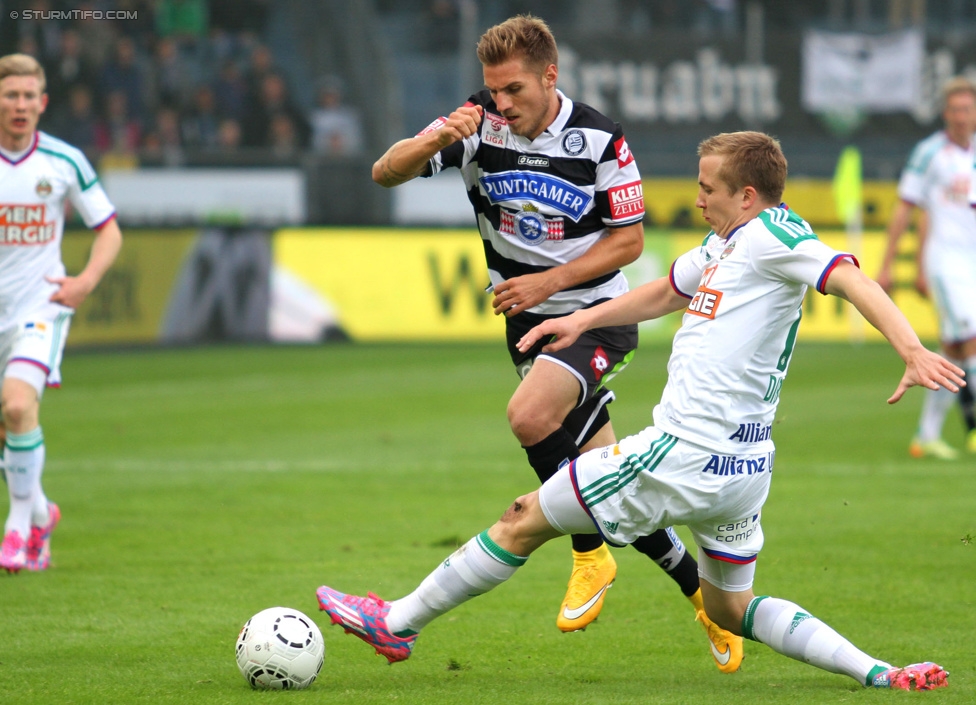 Sturm Graz - Rapid Wien
Oesterreichische Fussball Bundesliga, 13. Runde, SK Sturm Graz - SK Rapid Wien, Stadion Liebenau Graz, 25.10.2014. 

Foto zeigt Thorsten Schick (Sturm)
