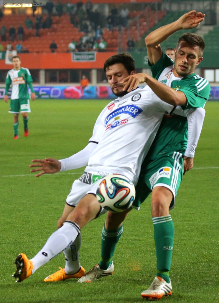 Rapid Wien - Sturm Graz
OEFB Cup, Achtelfinale, SK Rapid Wien - SK Sturm Graz, Ernst-Happel-Stadion Wien, 29.10.2014. 

Foto zeigt Marco Djuricin (Sturm)
