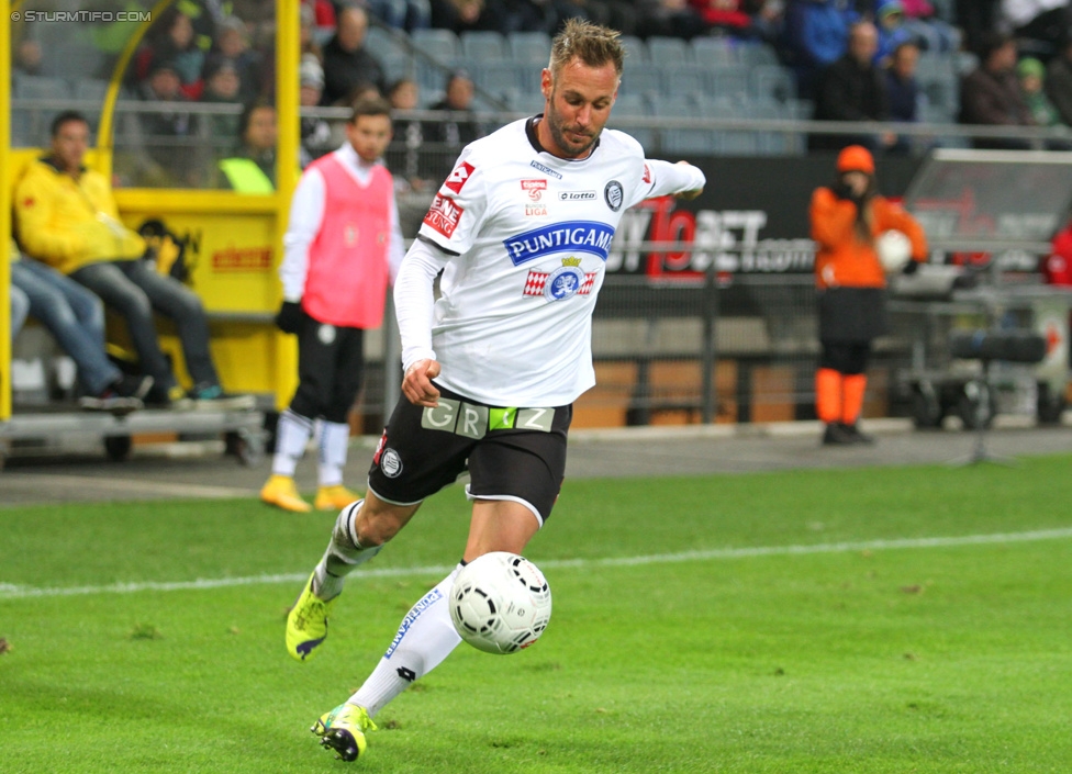 Sturm Graz - RB Salzburg
Oesterreichische Fussball Bundesliga, 16. Runde, SK Sturm Graz - FC RB Salzburg, Stadion Liebenau Graz, 23.11.2014. 

Foto zeigt Martin Ehrenreich (Sturm)
