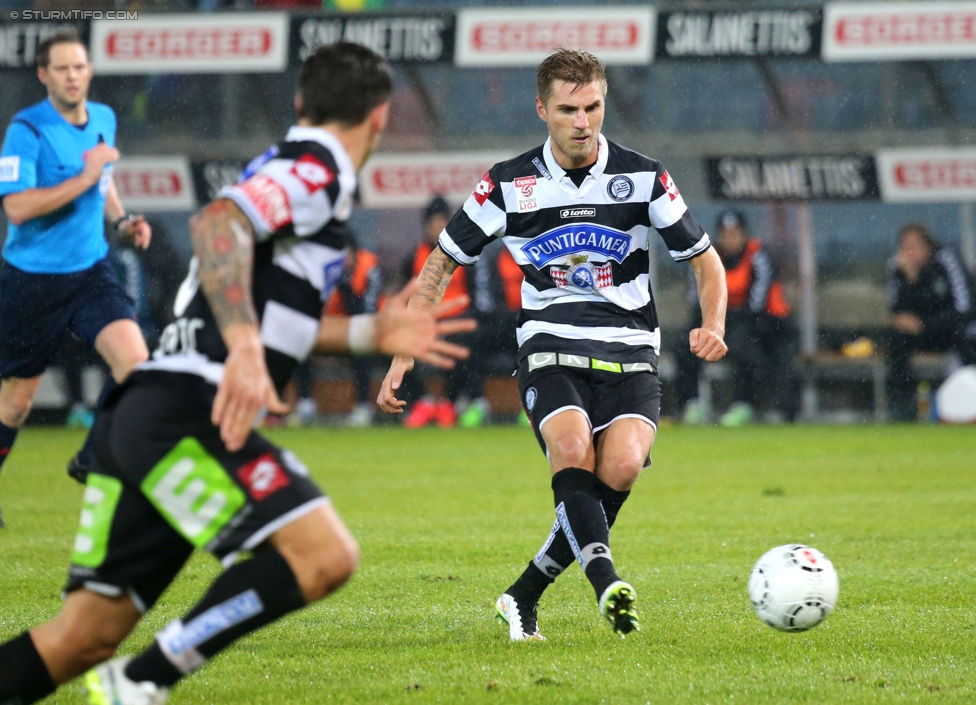 Sturm Graz - Ried
Oesterreichische Fussball Bundesliga, 18. Runde, SK Sturm Graz - SV Ried, Stadion Liebenau Graz, 06.12.2014. 

Foto zeigt Thorsten Schick (Sturm)
