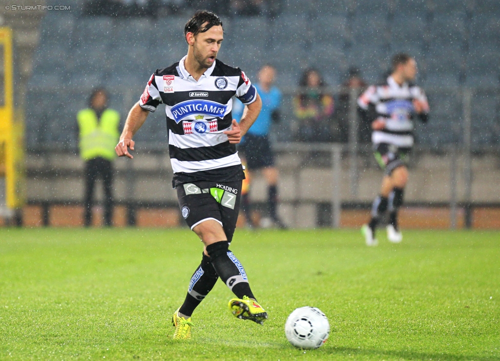 Sturm Graz - Ried
Oesterreichische Fussball Bundesliga, 18. Runde, SK Sturm Graz - SV Ried, Stadion Liebenau Graz, 06.12.2014. 

Foto zeigt Michael Madl (Sturm)
