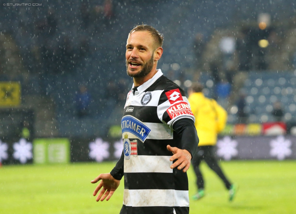 Sturm Graz - Ried
Oesterreichische Fussball Bundesliga, 18. Runde, SK Sturm Graz - SV Ried, Stadion Liebenau Graz, 06.12.2014. 

Foto zeigt Martin Ehrenreich (Sturm)
