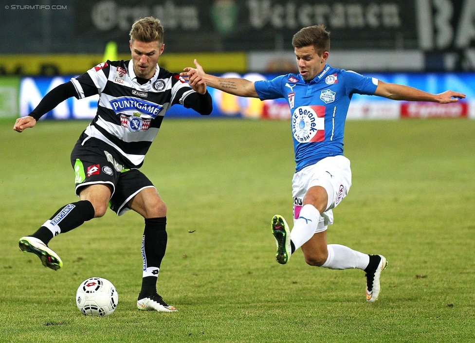 Sturm Graz - Wr. Neustadt
Oesterreichische Fussball Bundesliga, 21. Runde, SK Sturm Graz - SC Wiener Neustadt, Stadion Liebenau Graz, 21.02.2015. 

Foto zeigt Thorsten Schick (Sturm)
