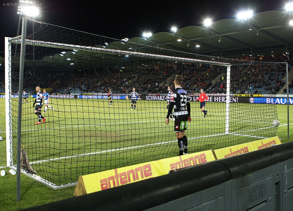 Sturm Graz - Wr. Neustadt
Oesterreichische Fussball Bundesliga, 21. Runde, SK Sturm Graz - SC Wiener Neustadt, Stadion Liebenau Graz, 21.02.2015. 

Foto zeigt Lukas Spendlhofer (Sturm)
