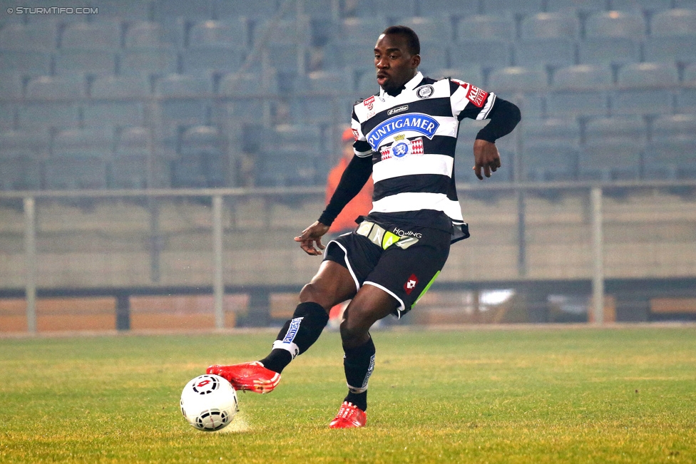 Sturm Graz - Austria Wien
Oesterreichische Fussball Bundesliga, 23. Runde, SK Sturm Graz - FK Austria Wien, Stadion Liebenau Graz, 03.03.2015. 

Foto zeigt Masakuba-Wilson Kamavuaka (Sturm)
