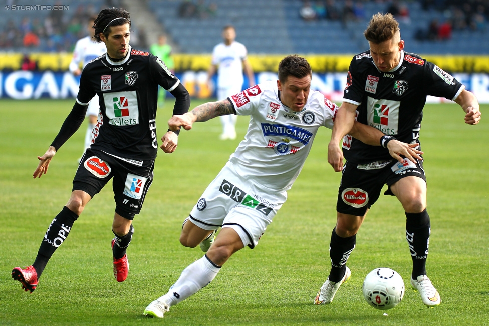 Sturm Graz - Wolfsberg
Oesterreichische Fussball Bundesliga, 24. Runde, SK Sturm Graz - Wolfsberg AC, Stadion Liebenau Graz, 07.03.2015. 

Foto zeigt Marko Stankovic (Sturm)
