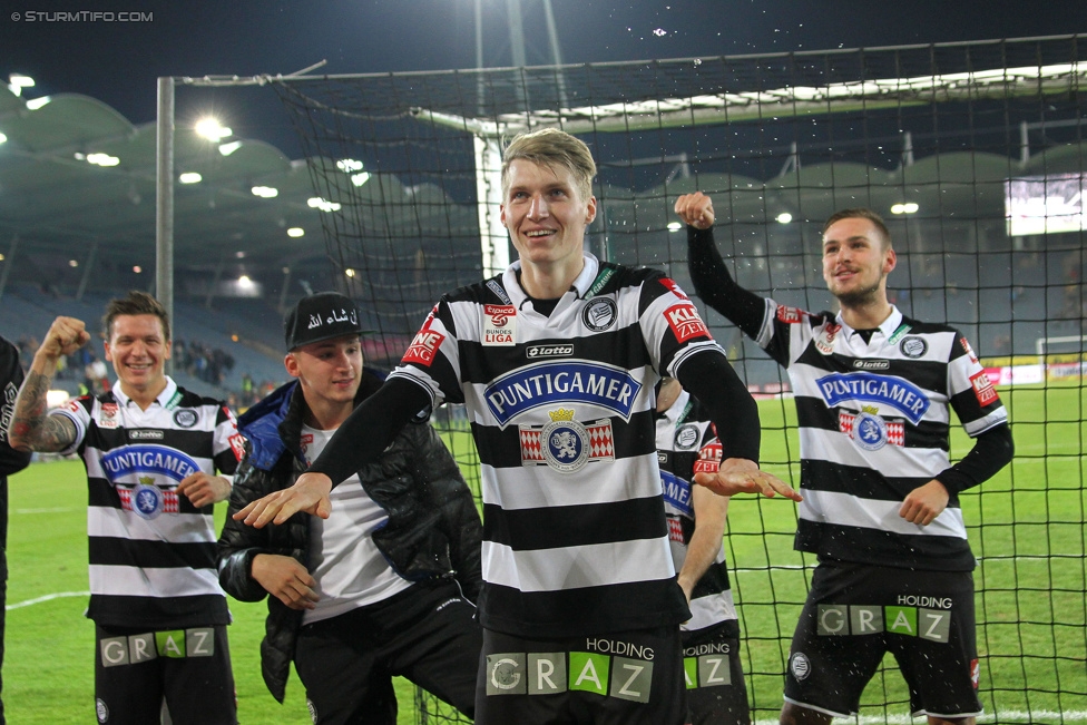 Sturm Graz - Admira
Oesterreichische Fussball Bundesliga, 26. Runde, SK Sturm Graz - FC Admira Wacker Moedling, Stadion Liebenau Graz, 21.03.2015. 

Foto zeigt Simon Piesinger (Sturm)
