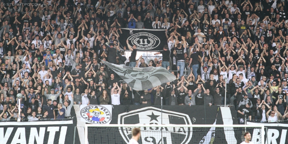 Sturm Graz - Altach
Oesterreichische Fussball Bundesliga, 28. Runde, SK Sturm Graz - SCR Altach, Stadion Liebenau Graz, 11.04.2015. 

Foto zeigt Fans von Sturm
