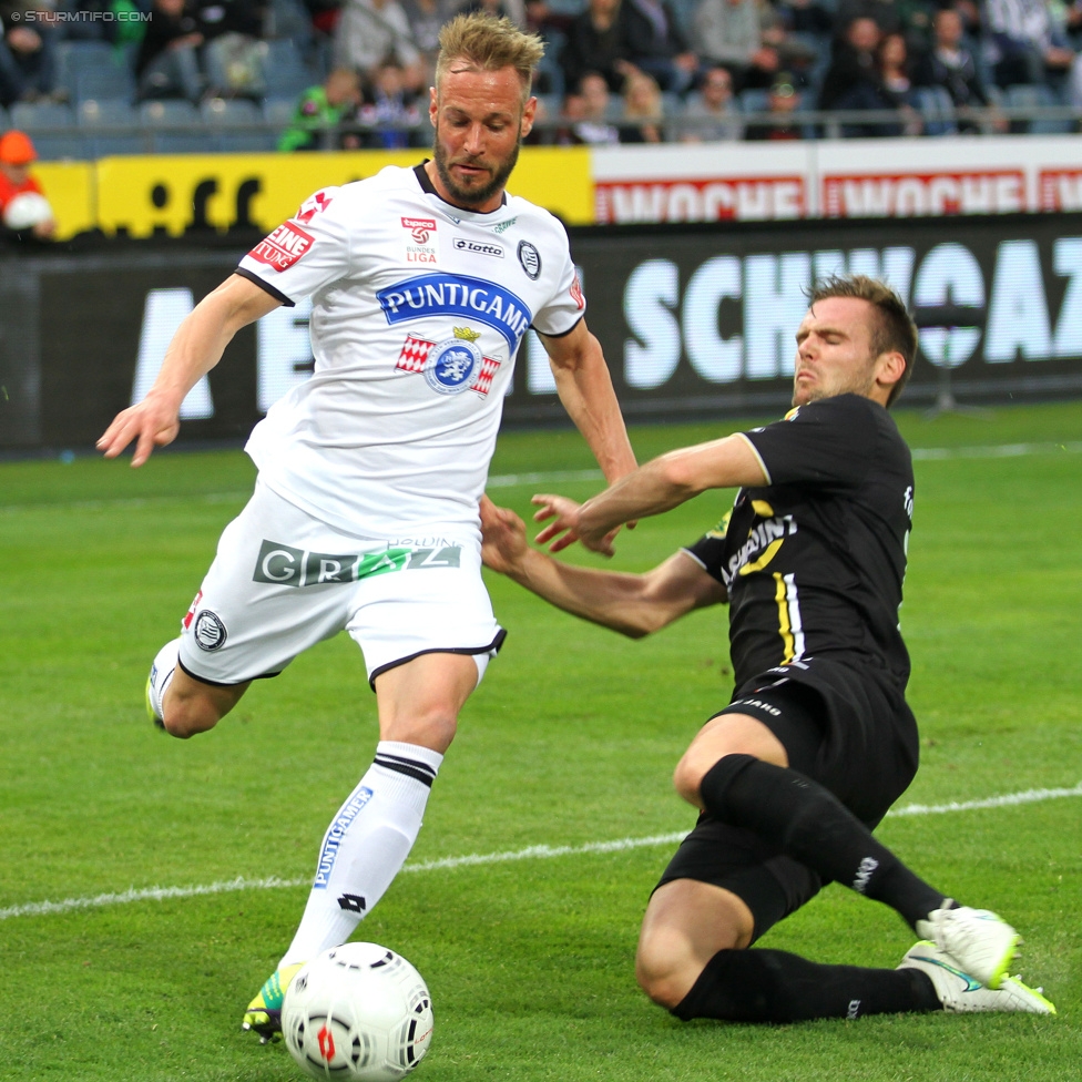 Sturm Graz - Altach
Oesterreichische Fussball Bundesliga, 28. Runde, SK Sturm Graz - SCR Altach, Stadion Liebenau Graz, 11.04.2015. 

Foto zeigt Martin Ehrenreich (Sturm)
