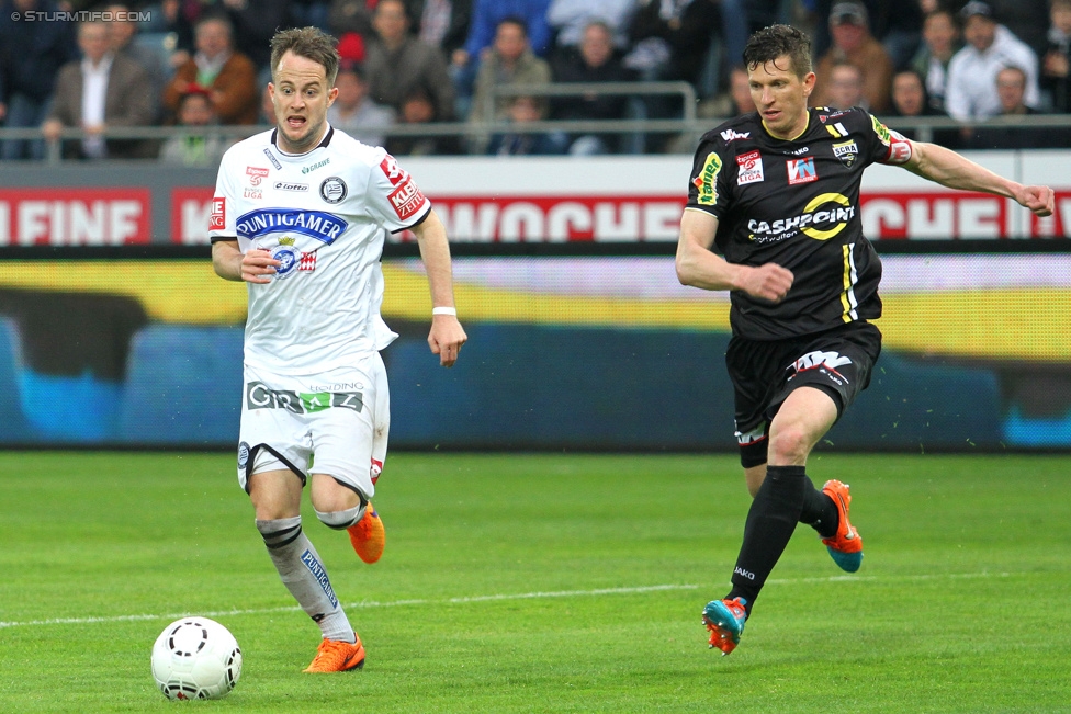 Sturm Graz - Altach
Oesterreichische Fussball Bundesliga, 28. Runde, SK Sturm Graz - SCR Altach, Stadion Liebenau Graz, 11.04.2015. 

Foto zeigt Christian Klem (Sturm)
