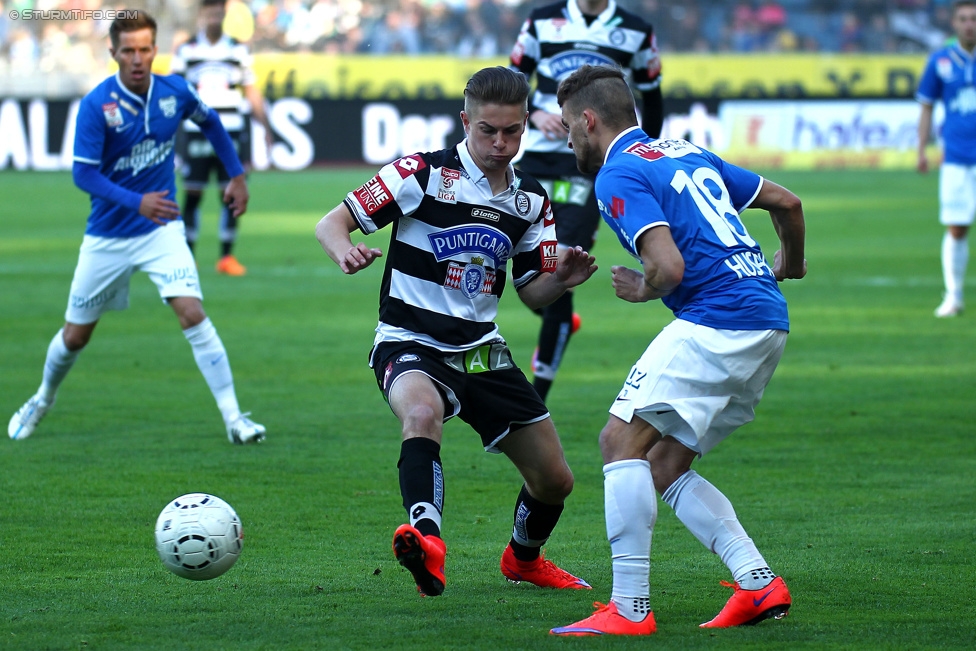 Sturm Graz - Groedig
Oesterreichische Fussball Bundesliga, 29. Runde, SK Sturm Graz - SV Groedig, Stadion Liebenau Graz, 18.04.2015. 

Foto zeigt Andreas Gruber (Sturm)
