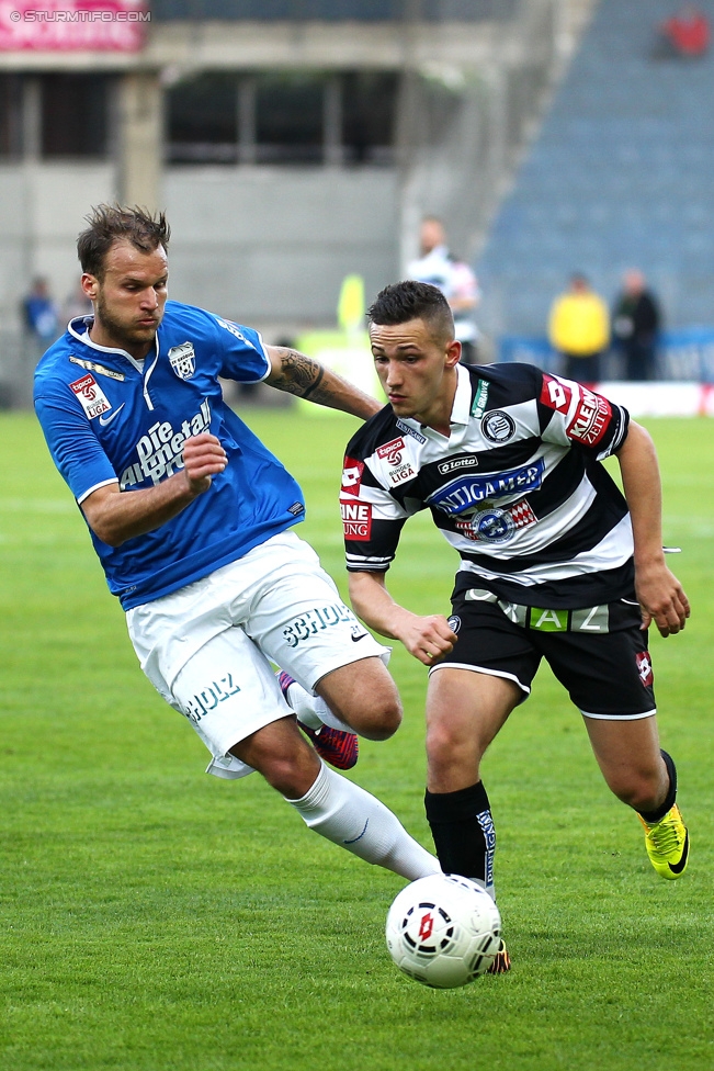 Sturm Graz - Groedig
Oesterreichische Fussball Bundesliga, 29. Runde, SK Sturm Graz - SV Groedig, Stadion Liebenau Graz, 18.04.2015. 

Foto zeigt Donis Avdijaj (Sturm)
