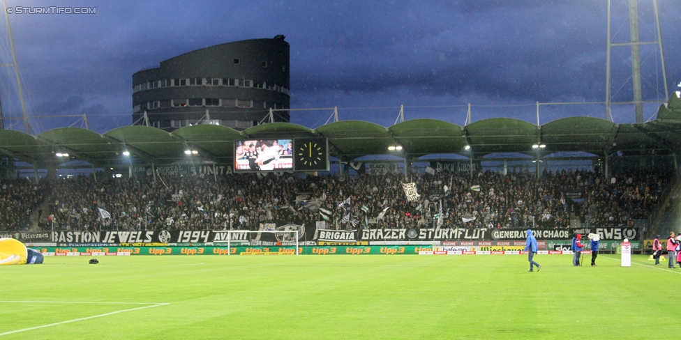 Sturm Graz - RB Salzburg
Oesterreichische Fussball Bundesliga, 34. Runde, SK Sturm Graz - FC RB Salzburg, Stadion Liebenau Graz, 20.05.2015. 

Foto zeigt Fans von Sturm
