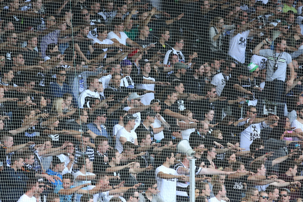 Sturm Graz - Ried
Oesterreichische Fussball Bundesliga, 36. Runde, SK Sturm Graz - SV Ried, Stadion Liebenau Graz, 31.05.2015. 

Foto zeigt Fans von Sturm
