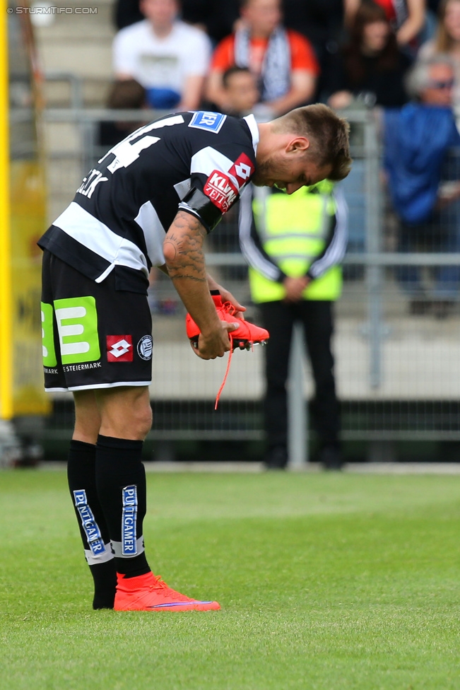 Sturm Graz - Ried
Oesterreichische Fussball Bundesliga, 36. Runde, SK Sturm Graz - SV Ried, Stadion Liebenau Graz, 31.05.2015. 

Foto zeigt Thorsten Schick (Sturm)
