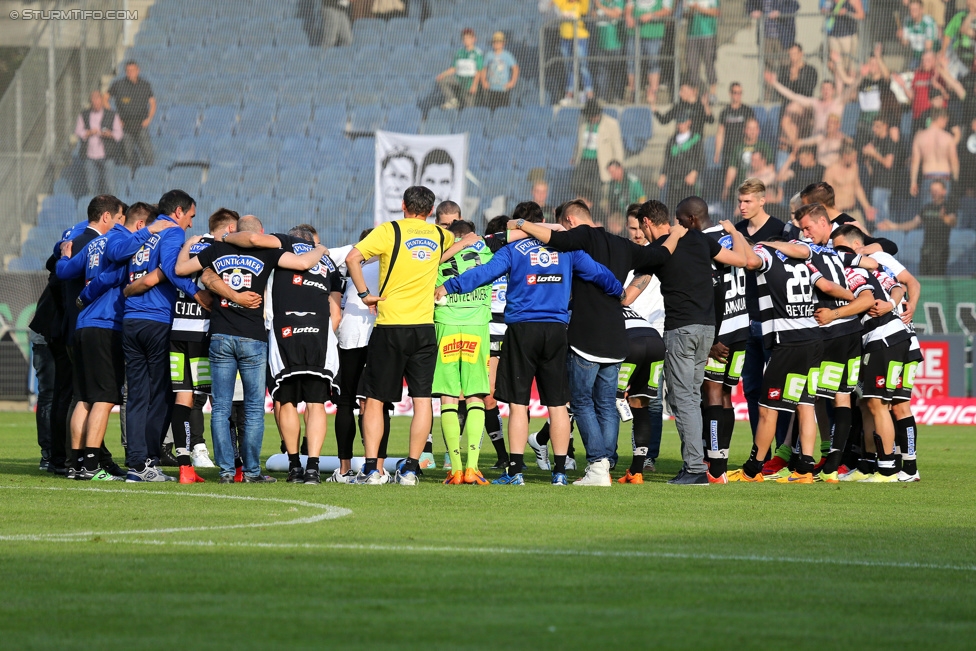 Sturm Graz - Ried
Oesterreichische Fussball Bundesliga, 36. Runde, SK Sturm Graz - SV Ried, Stadion Liebenau Graz, 31.05.2015. 

Foto zeigt die Mannschaft von Sturm
