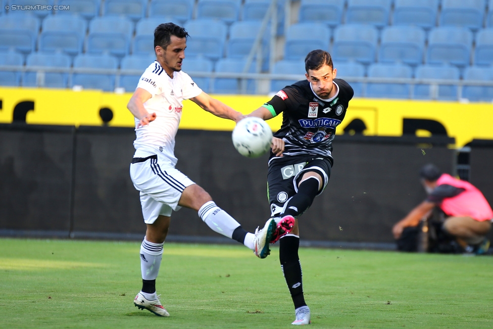 Sturm Graz - Besiktas
Testspiel,  SK Sturm Graz - Besiktas Istanbul, Stadion Liebenau Graz, 22.07.2015. 

Foto zeigt Charalampos Lykogiannis (Sturm)
